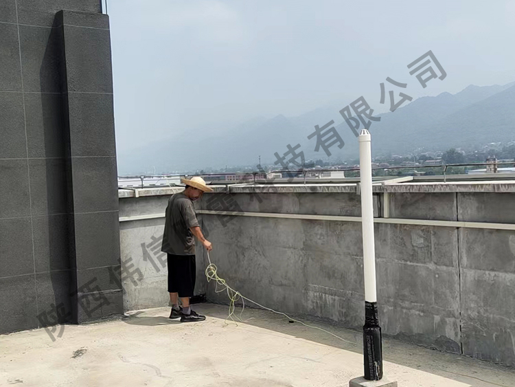 西安周至某單位防雷裝置檢測(cè)施工三